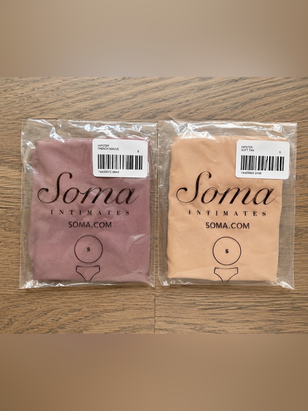 Soma Intimates Hipster Panties Size S NWT/Sealed Lot of 2